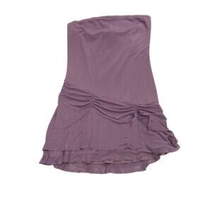 NWOT Purple Mini Halter Dress by Edikted